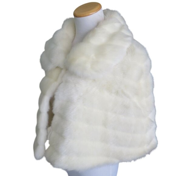 Laura Novelti Vintage Style Faux Fur Stole - Picture 6 of 11